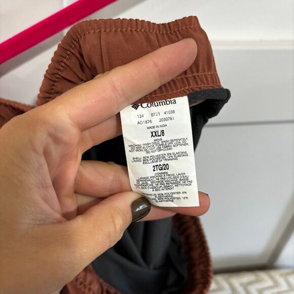 Columbia Men's Hike Brief Pull On Shorts Omni Wick Auburn Size XXL NWT - Picture 12 of 12